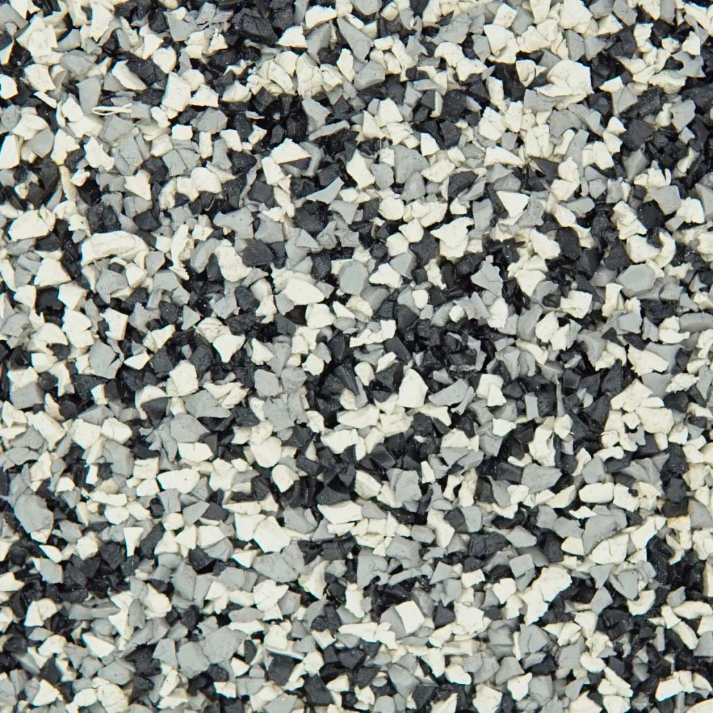 Nickel decorative rubber surfacing color sample