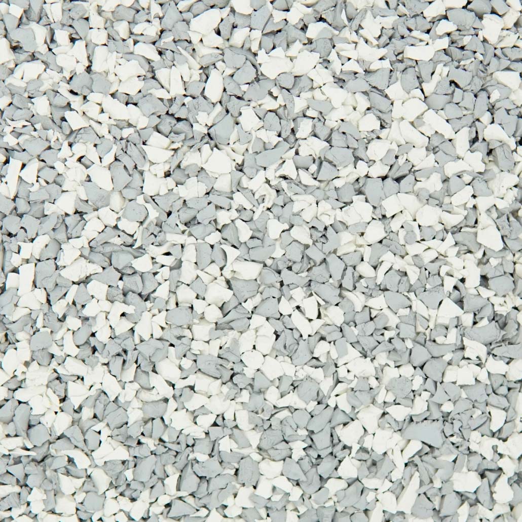 Platinum decorative rubber surfacing color sample