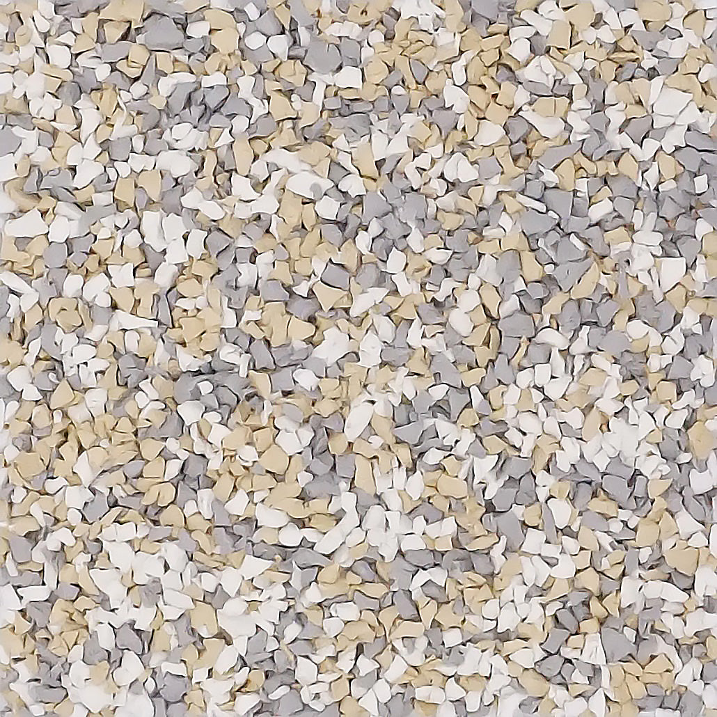 Sahara decorative rubber surfacing color sample