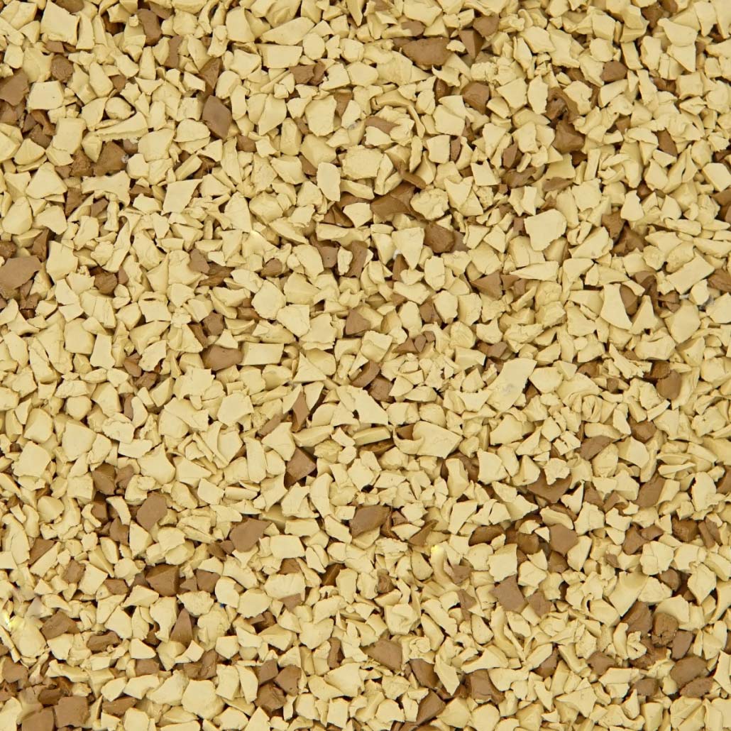 Sandalwood decorative rubber surfacing color sample